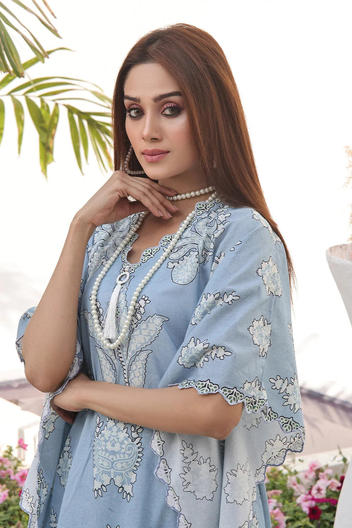 2PC Unstitched Printed Lawn Shirt and Trouser KST-2493 Printed KHAS STORES 