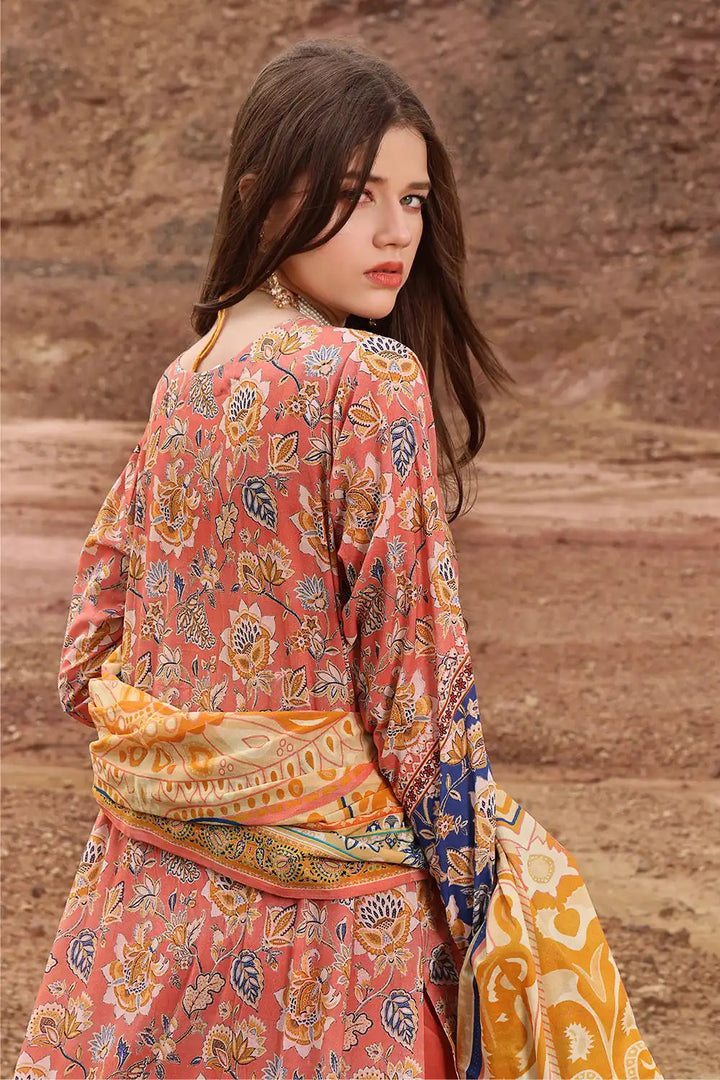 3PC Embroidered Unstitched Lawn Suit KL-2430 Embroidered KHAS STORES 