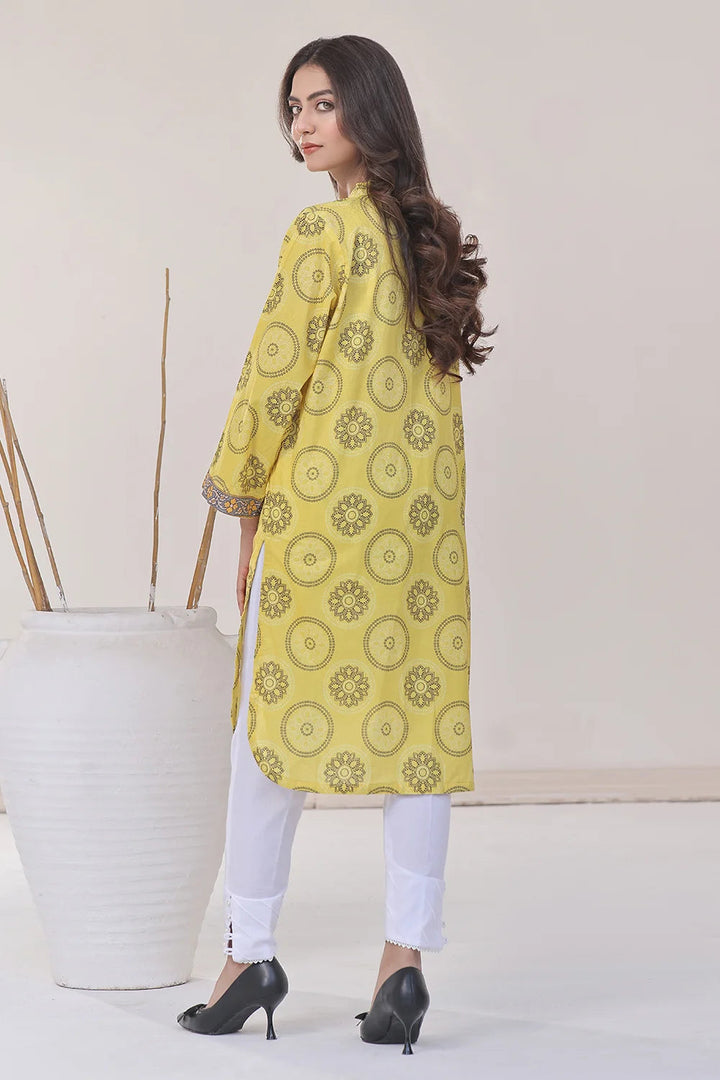Printed Lawn Stitched Shirt DR-2543 Printed KHAS STORES 