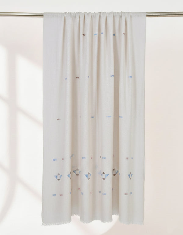 Khaddi Embroidered Shawl-07 Skin