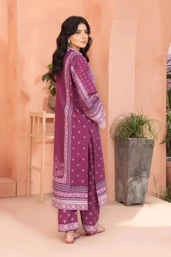2PC Printed Unstitched Khaddar Shirt & Trouser KKH-3664 Printed KHAS STORES 