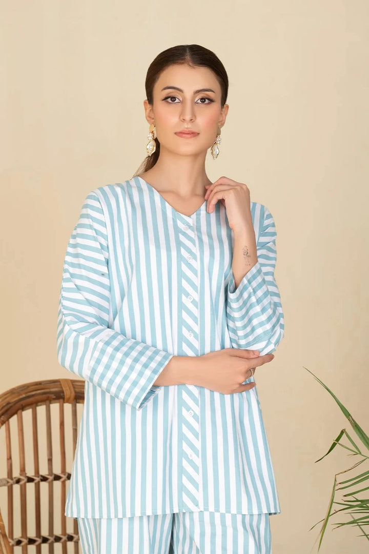 2PC Stitched Cambric Shirt and Trouser KST-25018 Printed KHAS STORES 