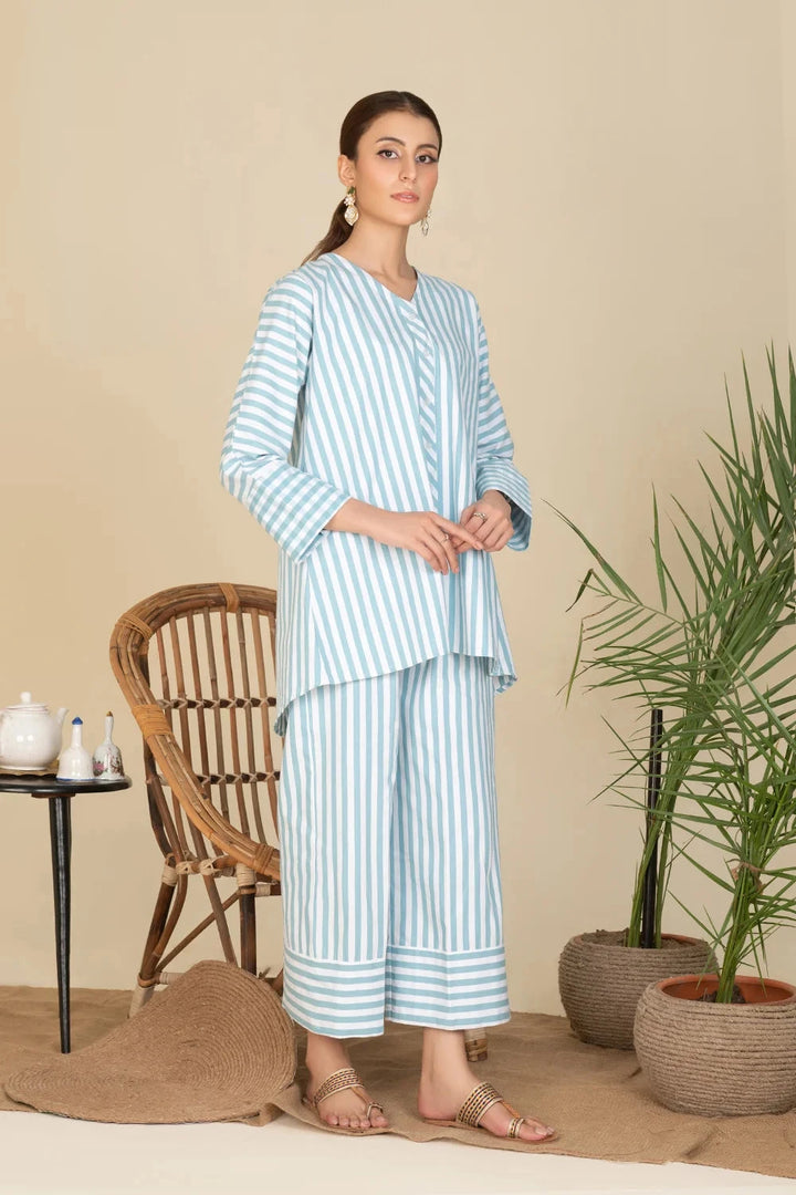 2PC Stitched Cambric Shirt and Trouser KST-25018 Printed KHAS STORES 