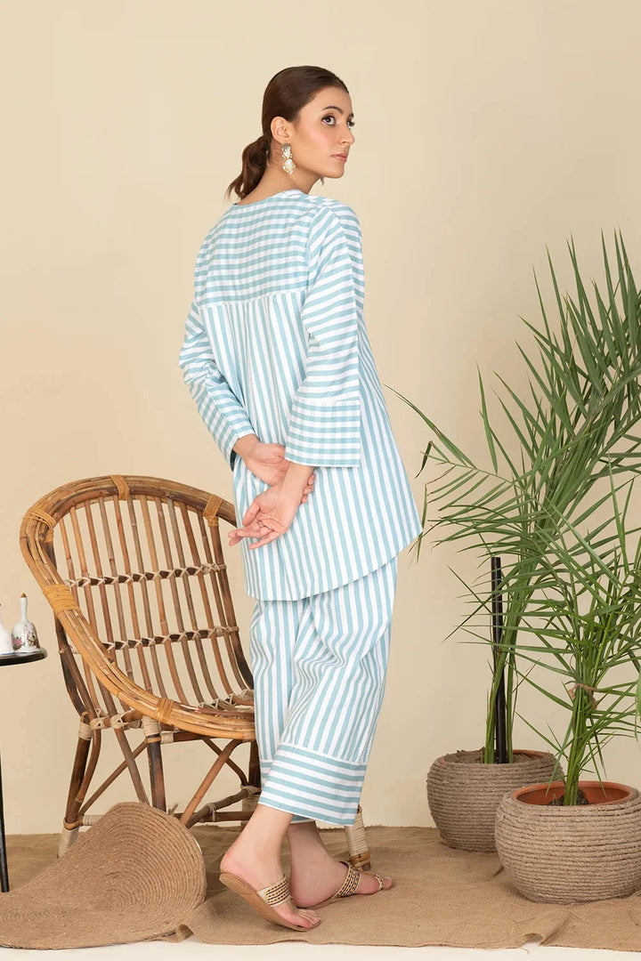 2PC Stitched Cambric Shirt and Trouser KST-25018 Printed KHAS STORES 