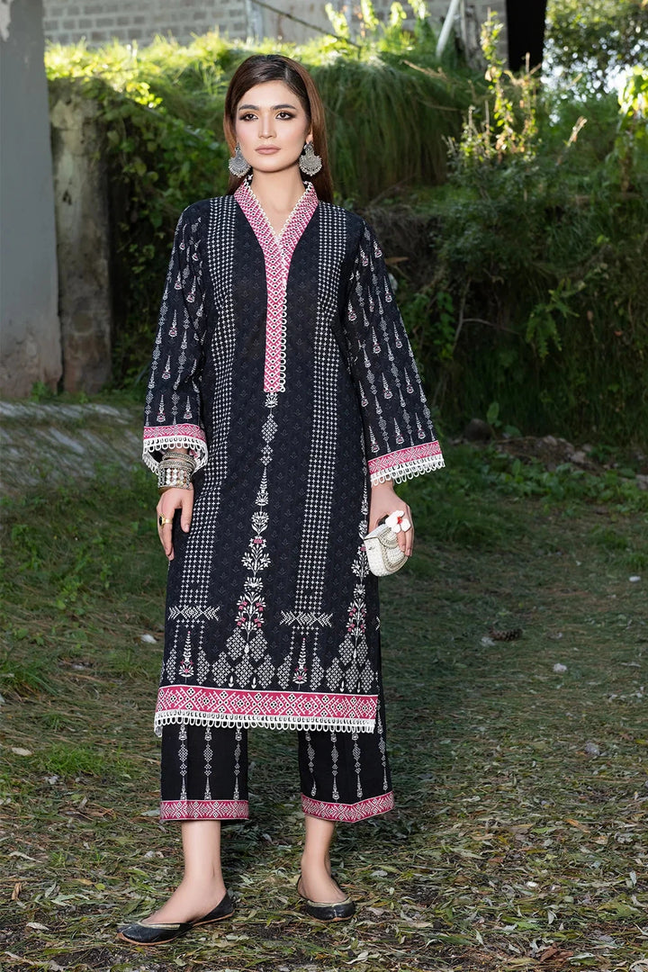 2PC Stitched Khaddar Shirt and Trouser RTW-KKH-3647 Printed KHAS STORES 