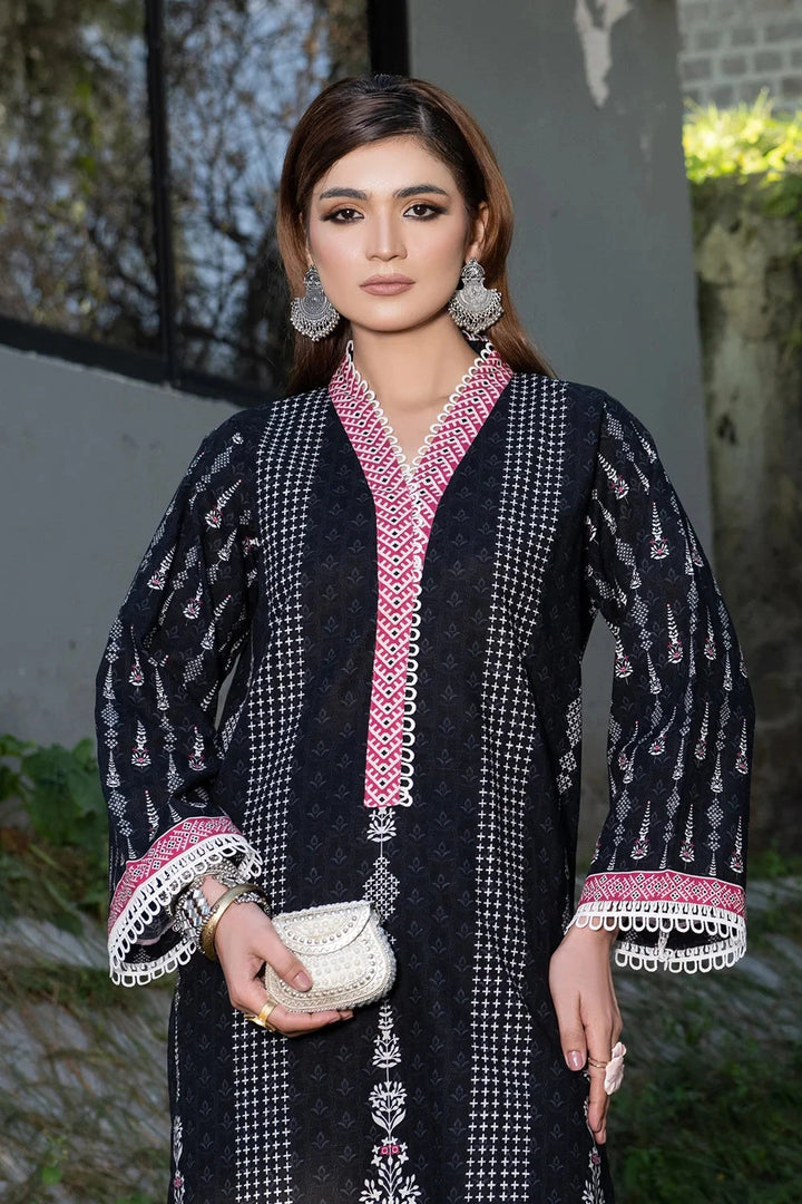 2PC Stitched Khaddar Shirt and Trouser RTW-KKH-3647 Printed KHAS STORES 