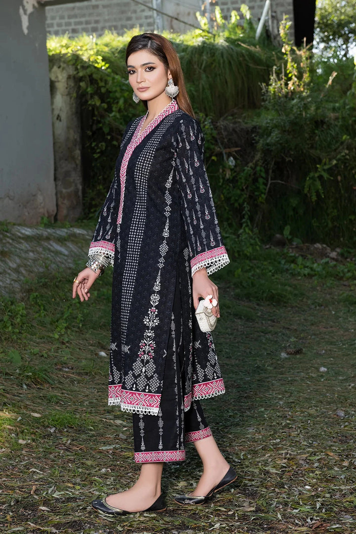 2PC Stitched Khaddar Shirt and Trouser RTW-KKH-3647 Printed KHAS STORES 