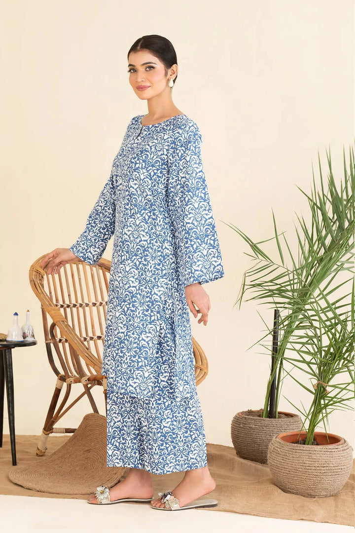 2PC Stitched Printed Cambric Shirt and Trouser KST-25003 Printed KHAS STORES 