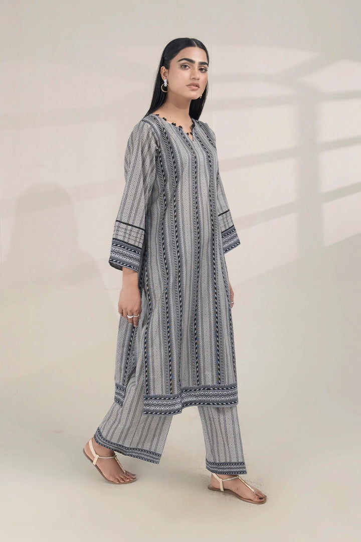 2PC Stitched Printed Lawn Shirt and Trouser RKTW-3350 Printed KHAS STORES 