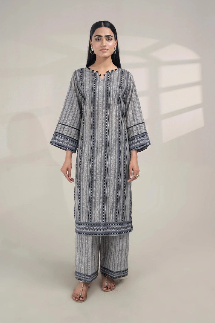 2PC Stitched Printed Lawn Shirt and Trouser RKTW-3350 Printed KHAS STORES 