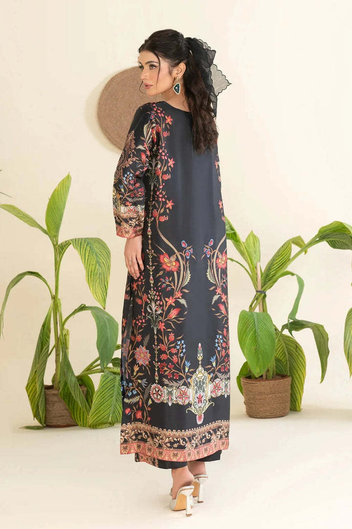 2PC Stitched Printed Silk Shirt and Trouser RTW-KSTL-109 Printed KHAS STORES 