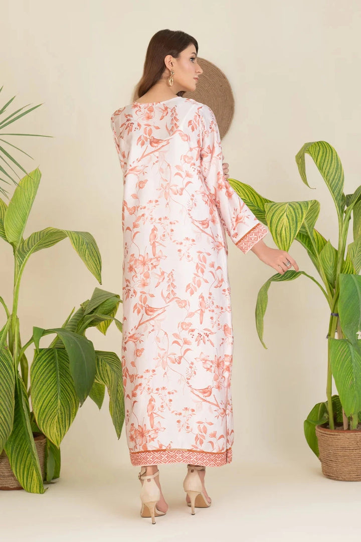 2PC Stitched Printed Silk Shirt and Trouser RTW-KSTL-202 Printed KHAS STORES 