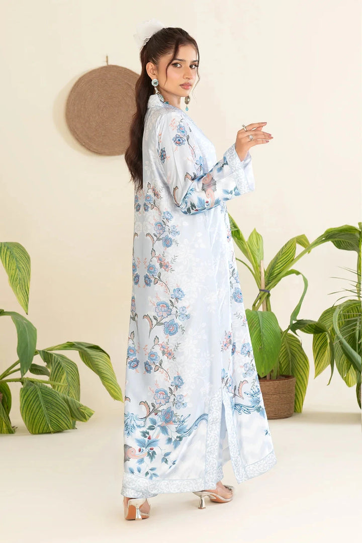 2PC Stitched Printed Silk Shirt and Trouser RTW-KSTL-203 Printed KHAS STORES 