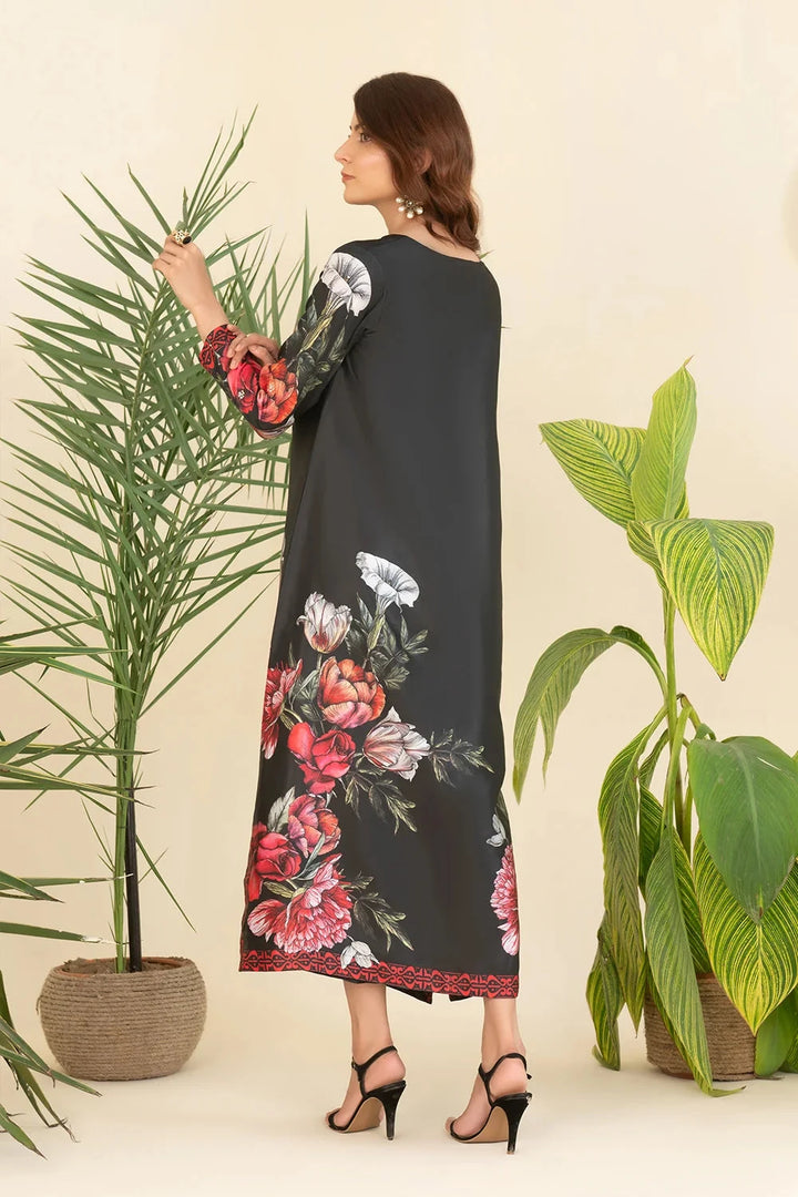 2PC Stitched Printed Silk Shirt and Trouser RTW-KSTL-211 Printed KHAS STORES 