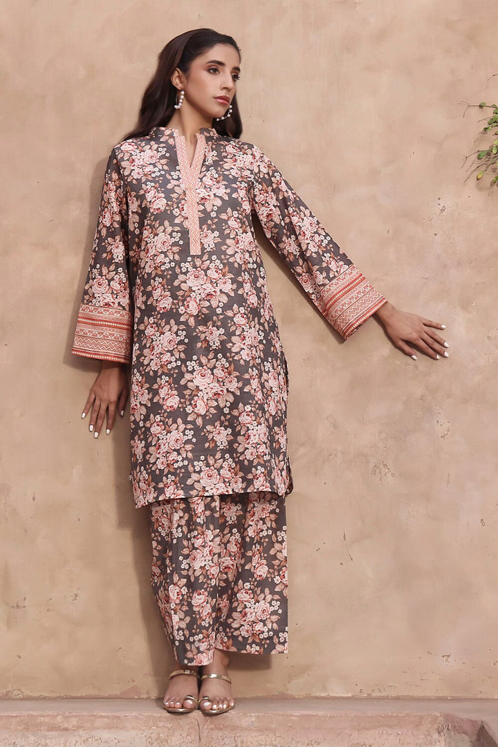 2PC Unstitched Khaddar Shirt & Trouser RKT-2321 KHAS STORES 