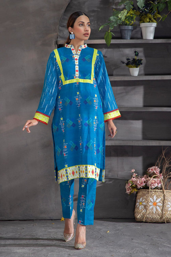 2PC Unstitched Khaddar Suit RKT-2318 KHAS STORES 