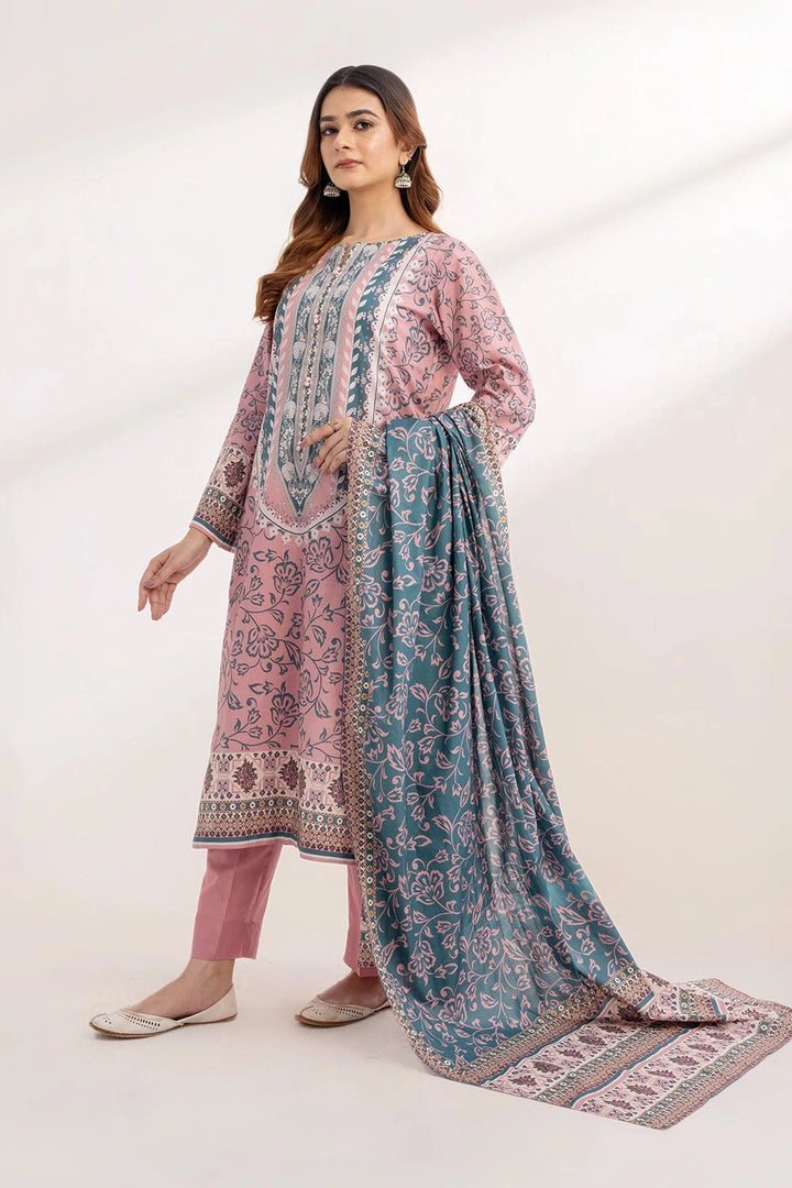 2PC Unstitched Printed Lawn Shirt and Dupatta KSD-3228 Printed KHAS STORES 