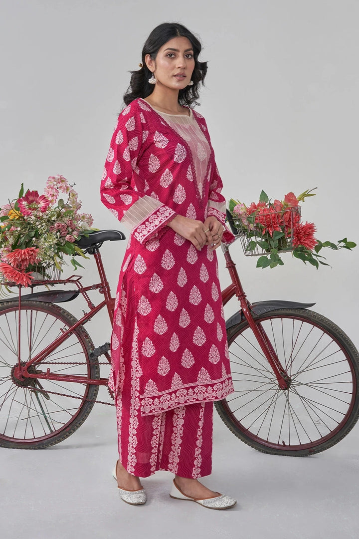 2PC Unstitched Printed Lawn Shirt and Trouser KST-3122 Printed KHAS STORES 
