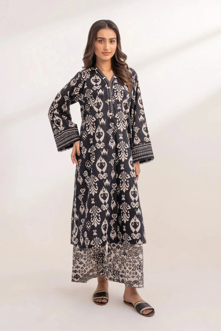 2PC Unstitched Printed Lawn Shirt and Trouser KST-3236 Printed KHAS STORES 