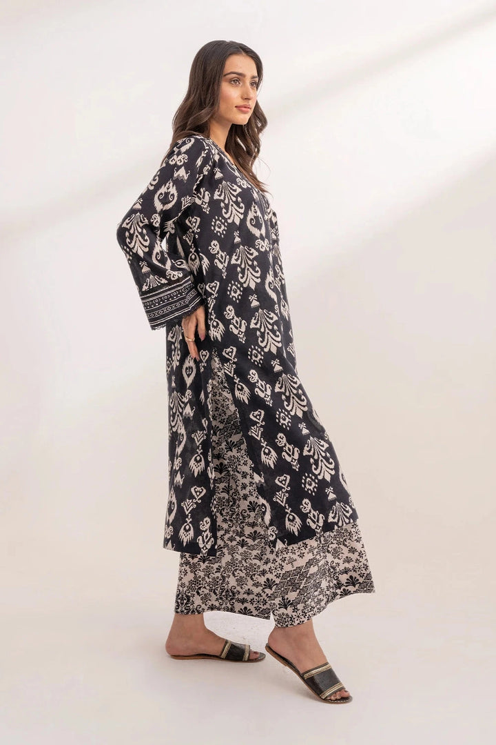 2PC Unstitched Printed Lawn Shirt and Trouser KST-3236 Printed KHAS STORES 