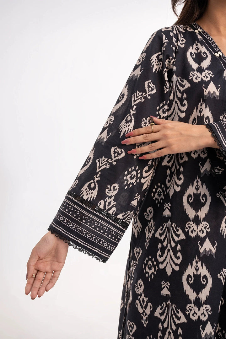 2PC Unstitched Printed Lawn Shirt and Trouser KST-3236 Printed KHAS STORES 