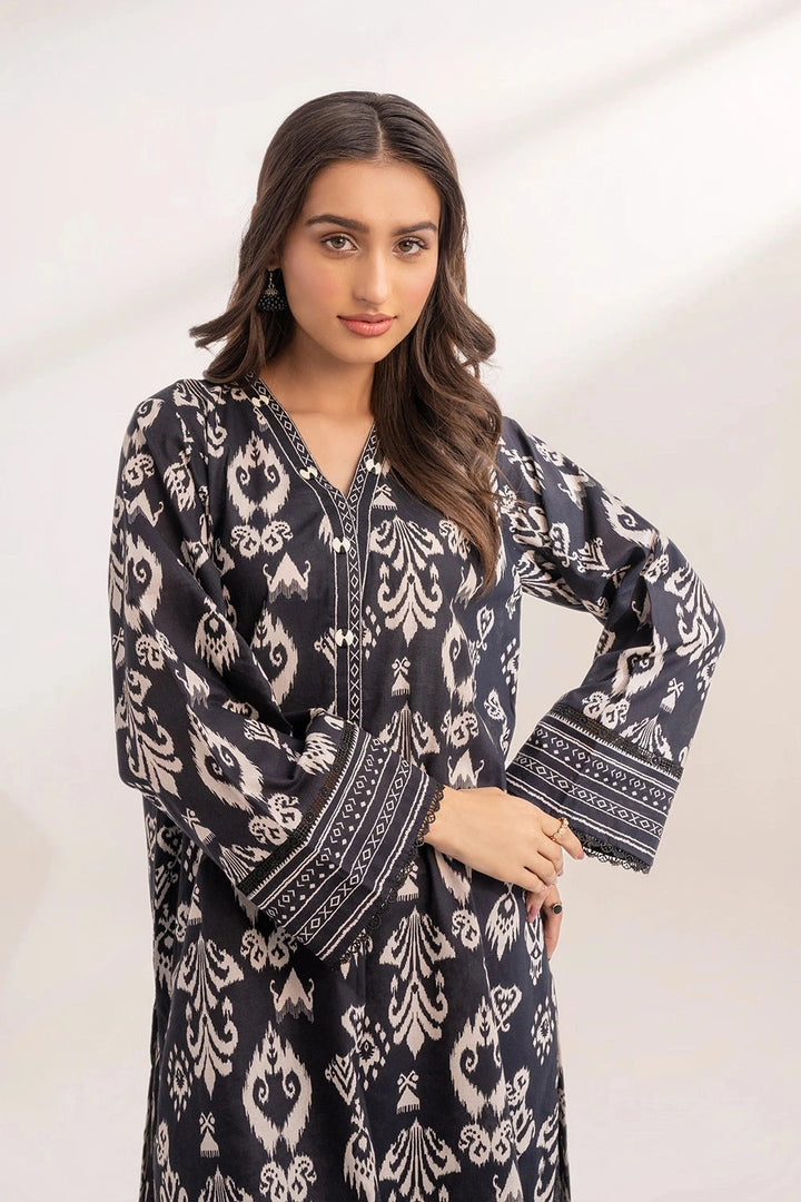 2PC Unstitched Printed Lawn Shirt and Trouser KST-3236 Printed KHAS STORES 