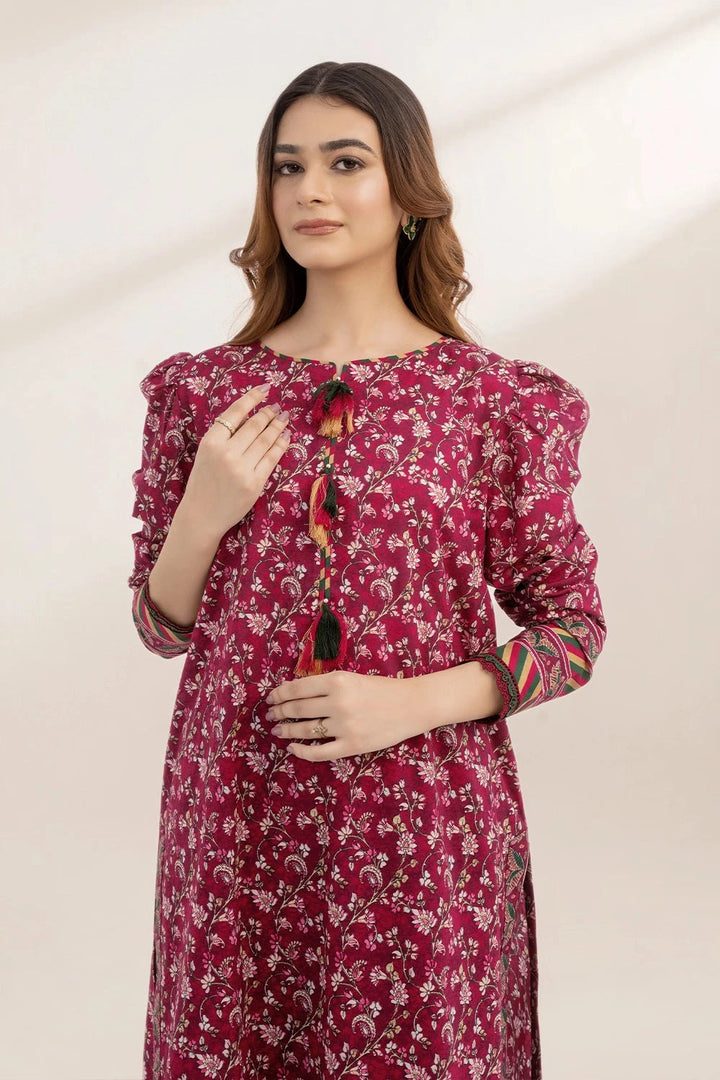2PC Unstitched Printed Lawn Shirt and Trouser KST-3239 Printed KHAS STORES 