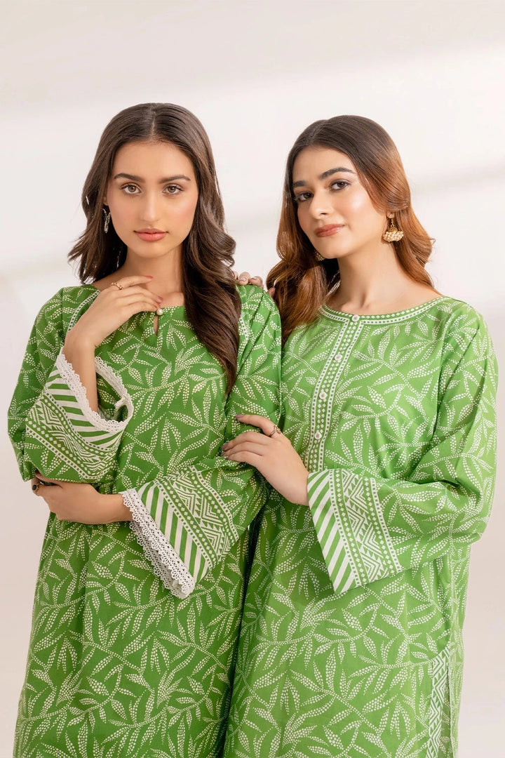 2PC Unstitched Printed Lawn Shirt and Trouser KST-3240 Printed KHAS STORES 