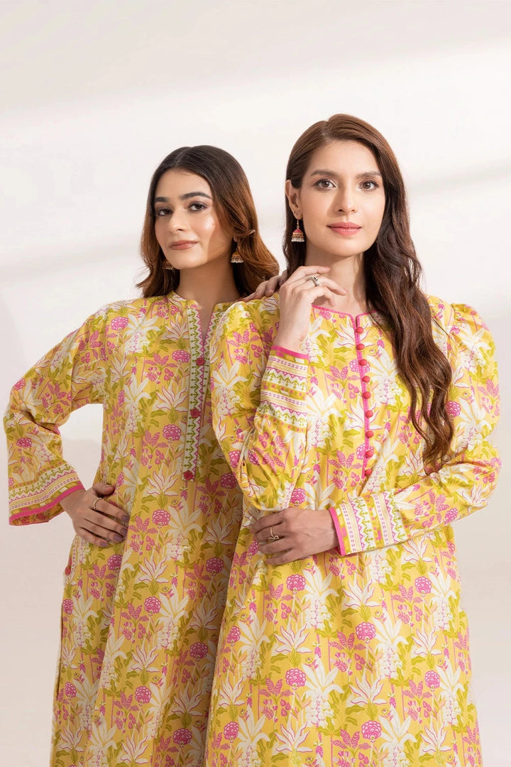 2PC Unstitched Printed Lawn Shirt and Trouser KST-3246 Printed KHAS STORES 