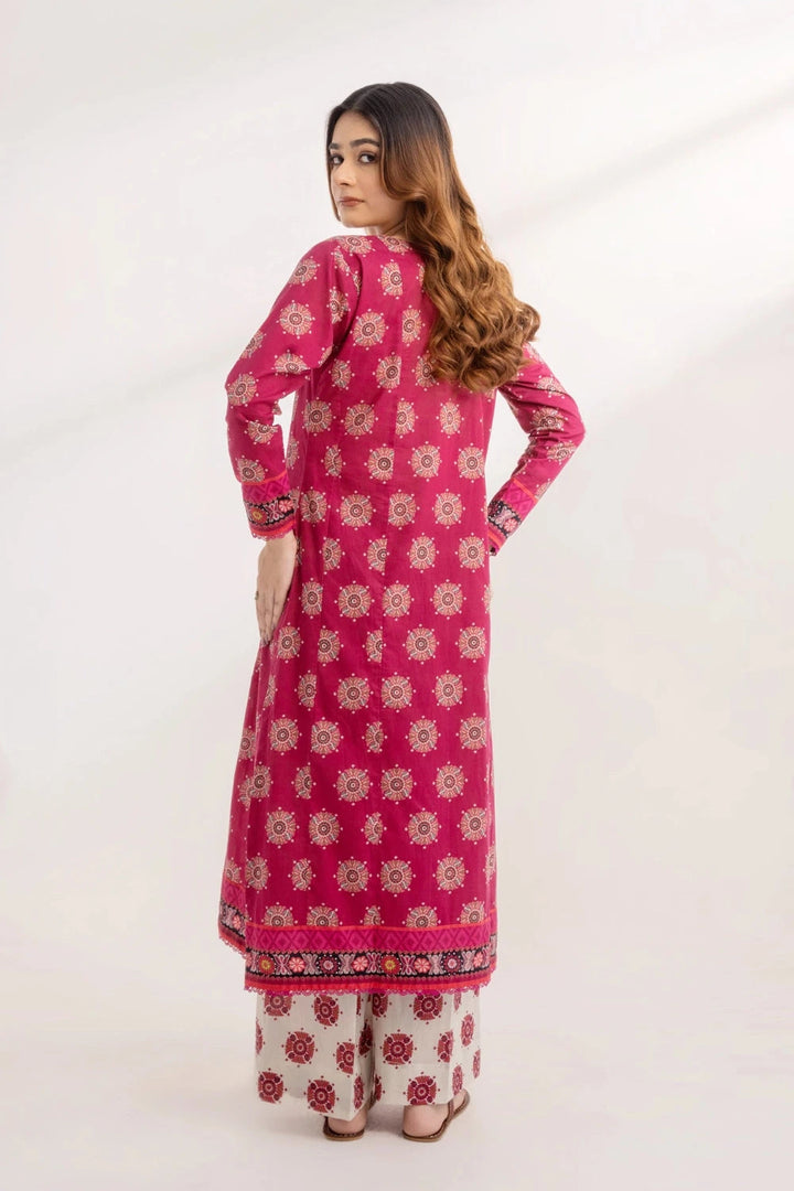 2PC Unstitched Printed Lawn Shirt and Trouser KST-3249 Printed KHAS STORES 