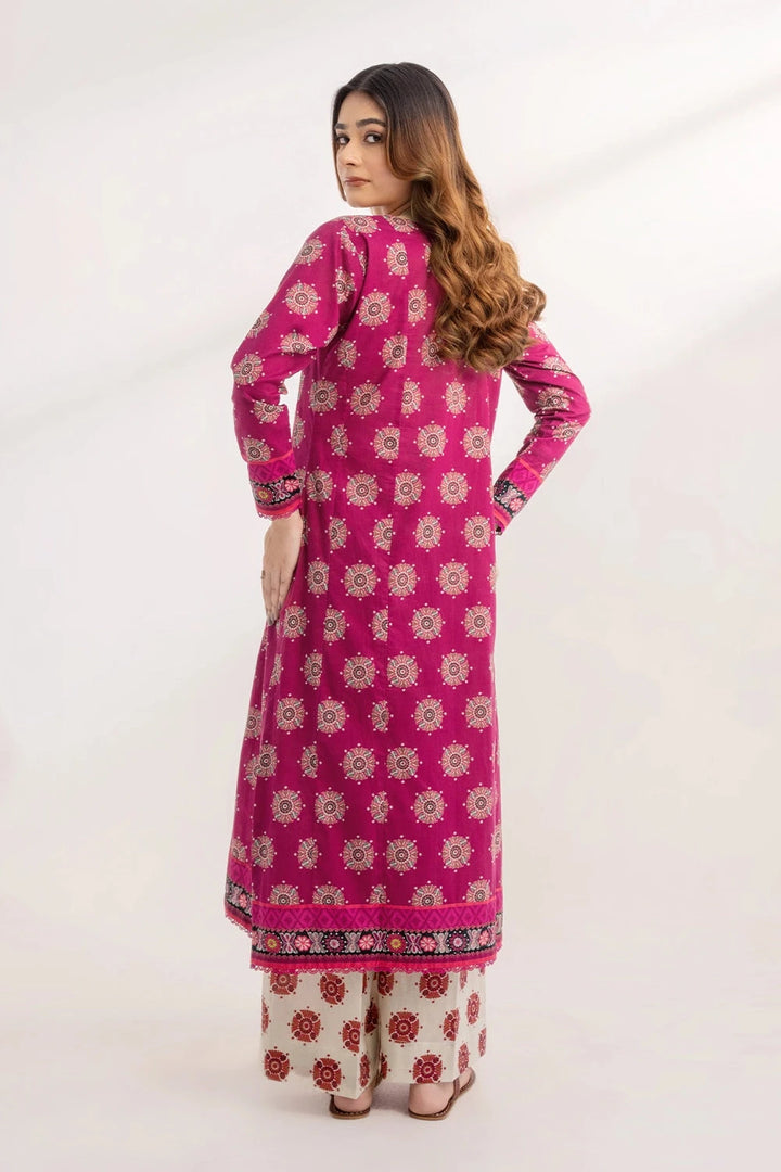 2PC Unstitched Printed Lawn Shirt and Trouser KST-3249 Printed KHAS STORES 