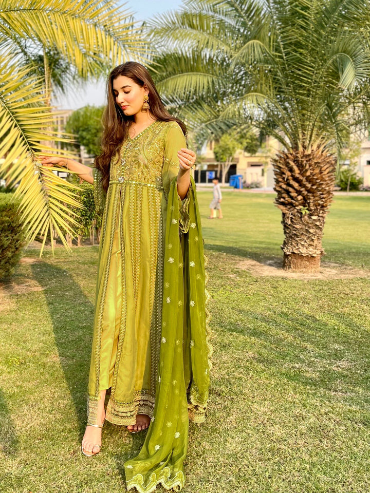 3 Pcs Unstitched EMB Chiffon Suit KNAC-1769 KHAS STORES 