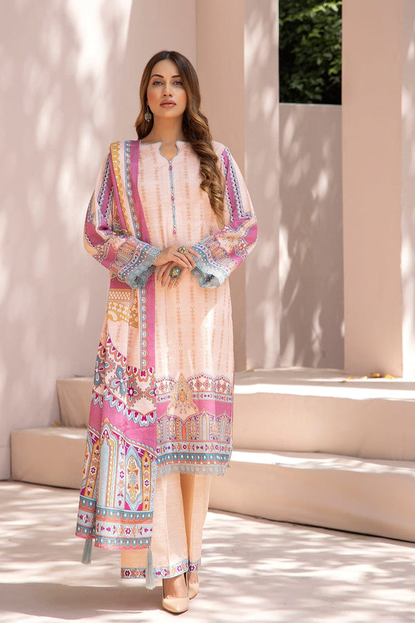 3 Pcs unstitched Khaddar SUIT KKH-2209 KHAS STORES 