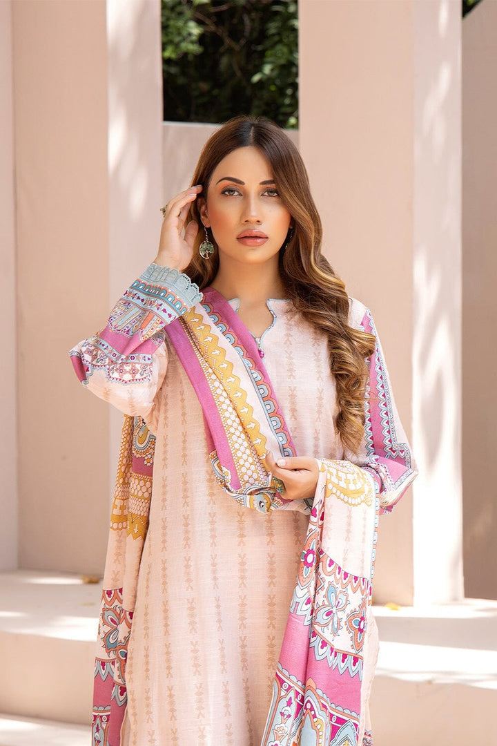 3 Pcs unstitched Khaddar SUIT KKH-2209 KHAS STORES 