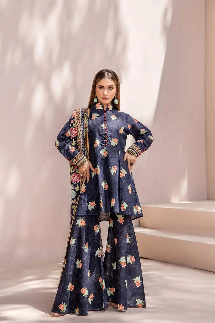 3 Pcs Unstitched Khaddar Suit KKH-2226 KHAS STORES 
