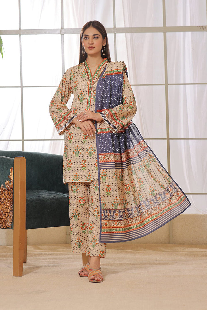 3 Pcs unstitched Khaddar Suit KKH-2351 KHAS STORES 