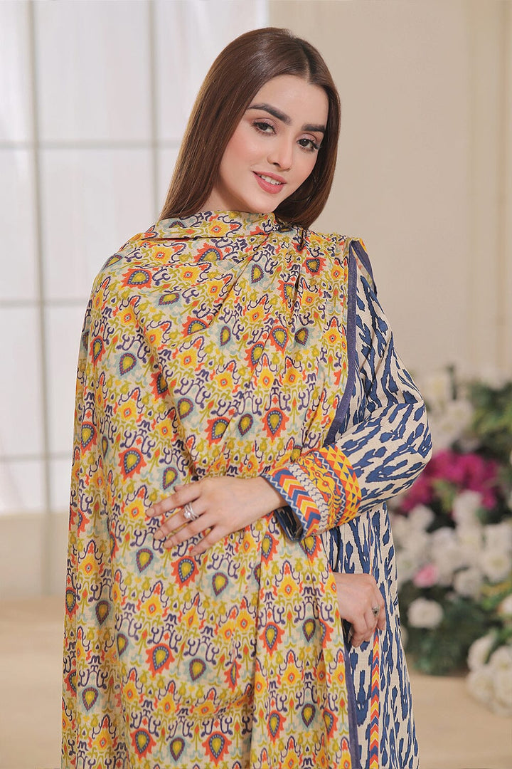 3 Pcs unstitched Khaddar Suit KKH-2353 KHAS STORES 