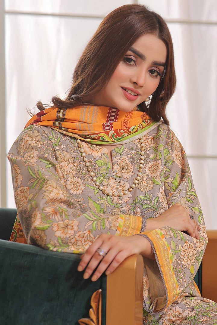 3 Pcs unstitched Khaddar Suit KKH-2354 KHAS STORES 