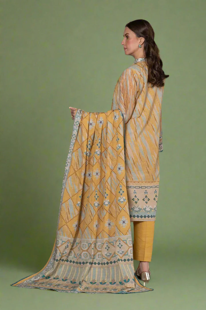 3PC Embroidered Unstitched Khaddar Suit KKHE-2951 Embroidered KHAS STORES 