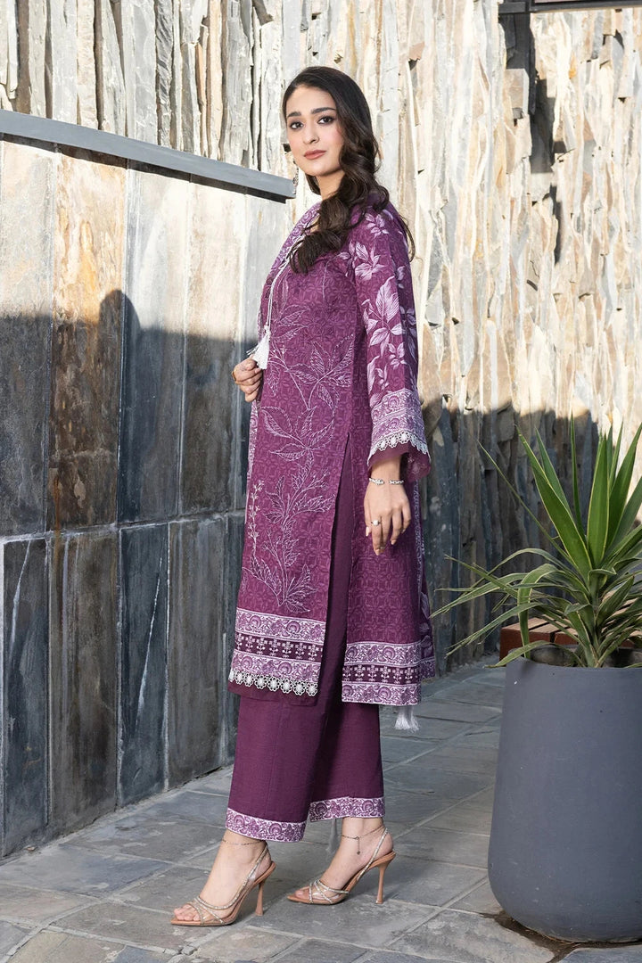 3PC Embroidered Unstitched Khaddar Suit KKHE-3583 Embroidered KHAS STORES 
