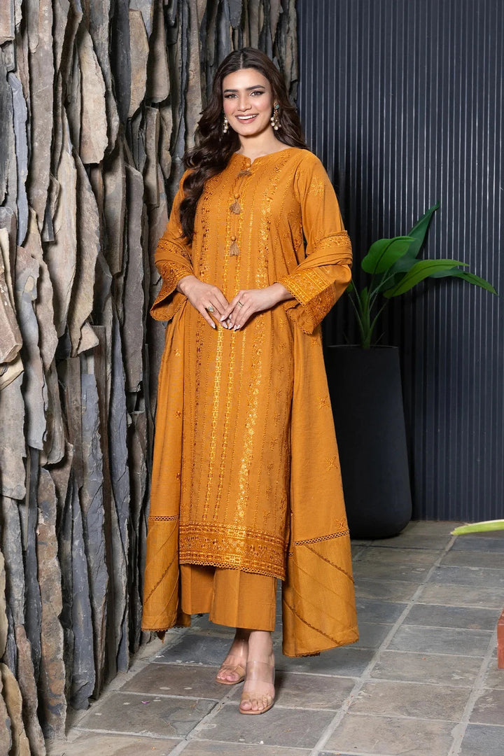 3PC Embroidered Unstitched Khaddar Suit KKHE-3631 Embroidered KHAS STORES 