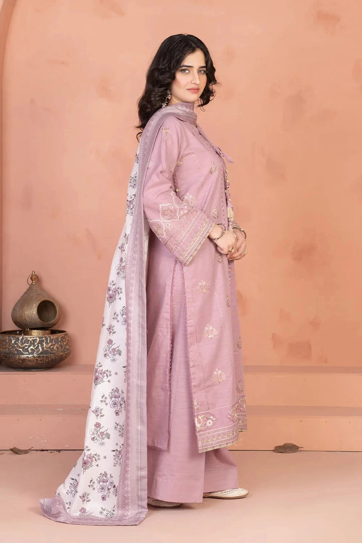 3PC Embroidered Unstitched Khaddar Suit KKHE-3636 Embroidered KHAS STORES 