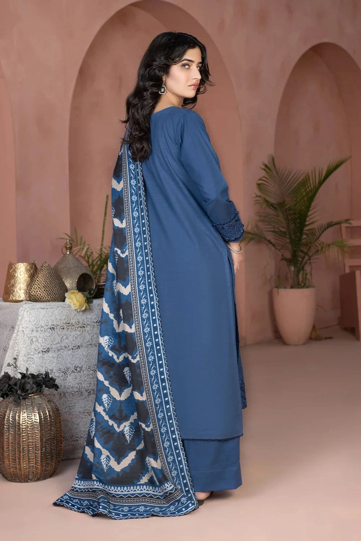 3PC Embroidered Unstitched Khaddar Suit KKHE-3637 Embroidered KHAS STORES 