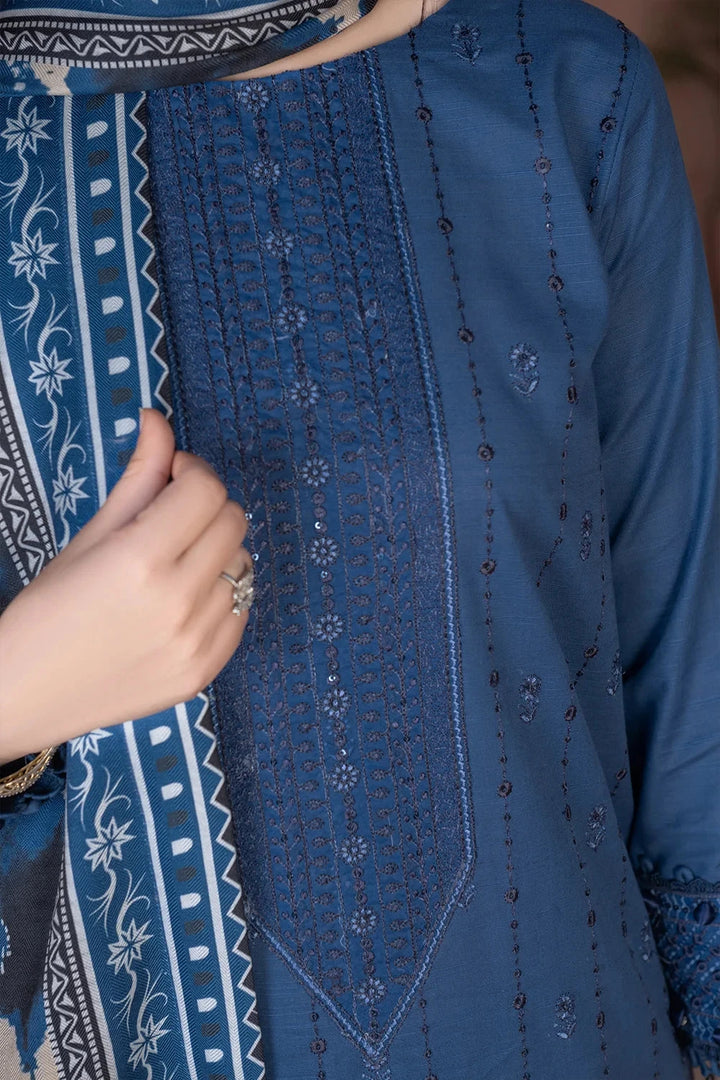 3PC Embroidered Unstitched Khaddar Suit KKHE-3637 Embroidered KHAS STORES 