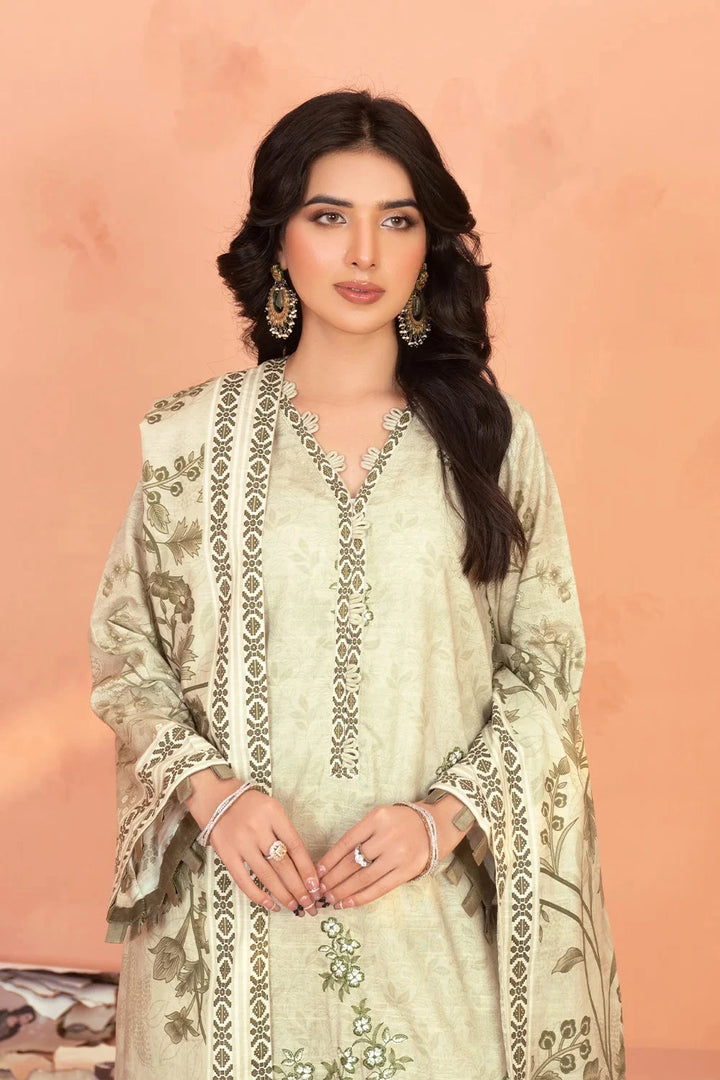 3PC Embroidered Unstitched Khaddar Suit KKHE-3677 Embroidered KHAS STORES 