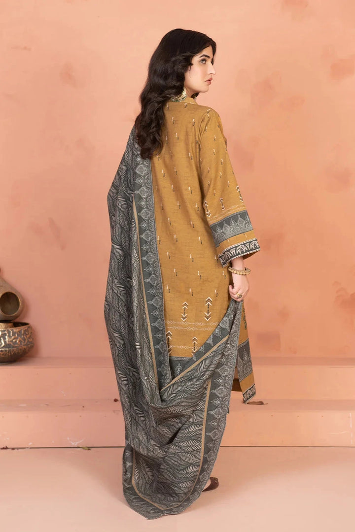 3PC Embroidered Unstitched Khaddar Suit KKHE-3678 Embroidered KHAS STORES 