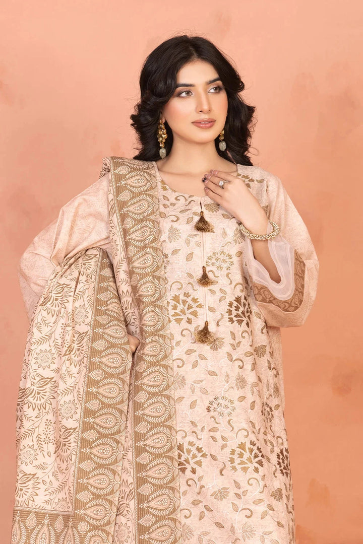 3PC Embroidered Unstitched Khaddar Suit KKHE-3679 Embroidered KHAS STORES 