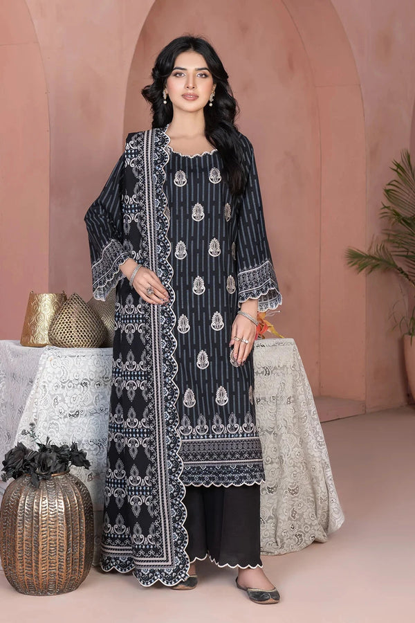 3PC Embroidered Unstitched Khaddar Suit KKHE-3681 Embroidered KHAS STORES 