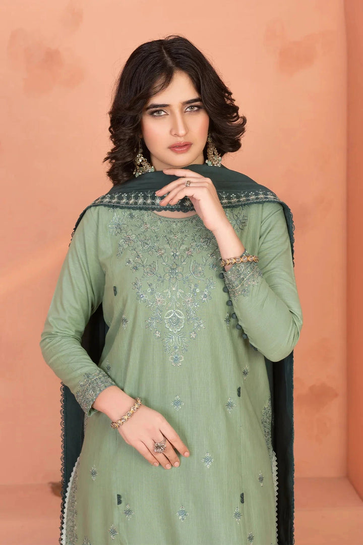 3PC Embroidered Unstitched Khaddar Suit KKHE-3698 Embroidered KHAS STORES 