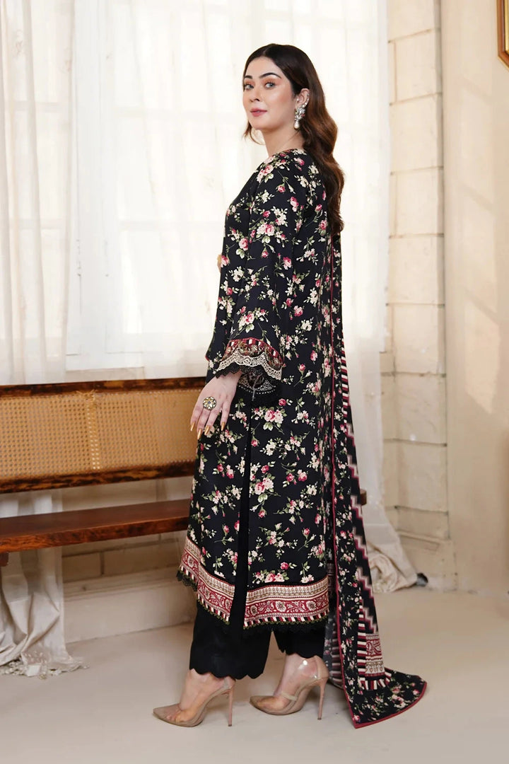 3PC Embroidered Unstitched Kotail Linen Suit KKTE-3605 Embroidered KHAS STORES 